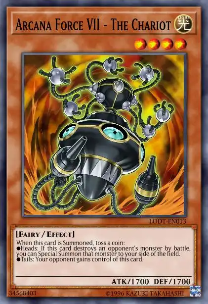 Edison Rulings for Arcana Force VII - The Chariot